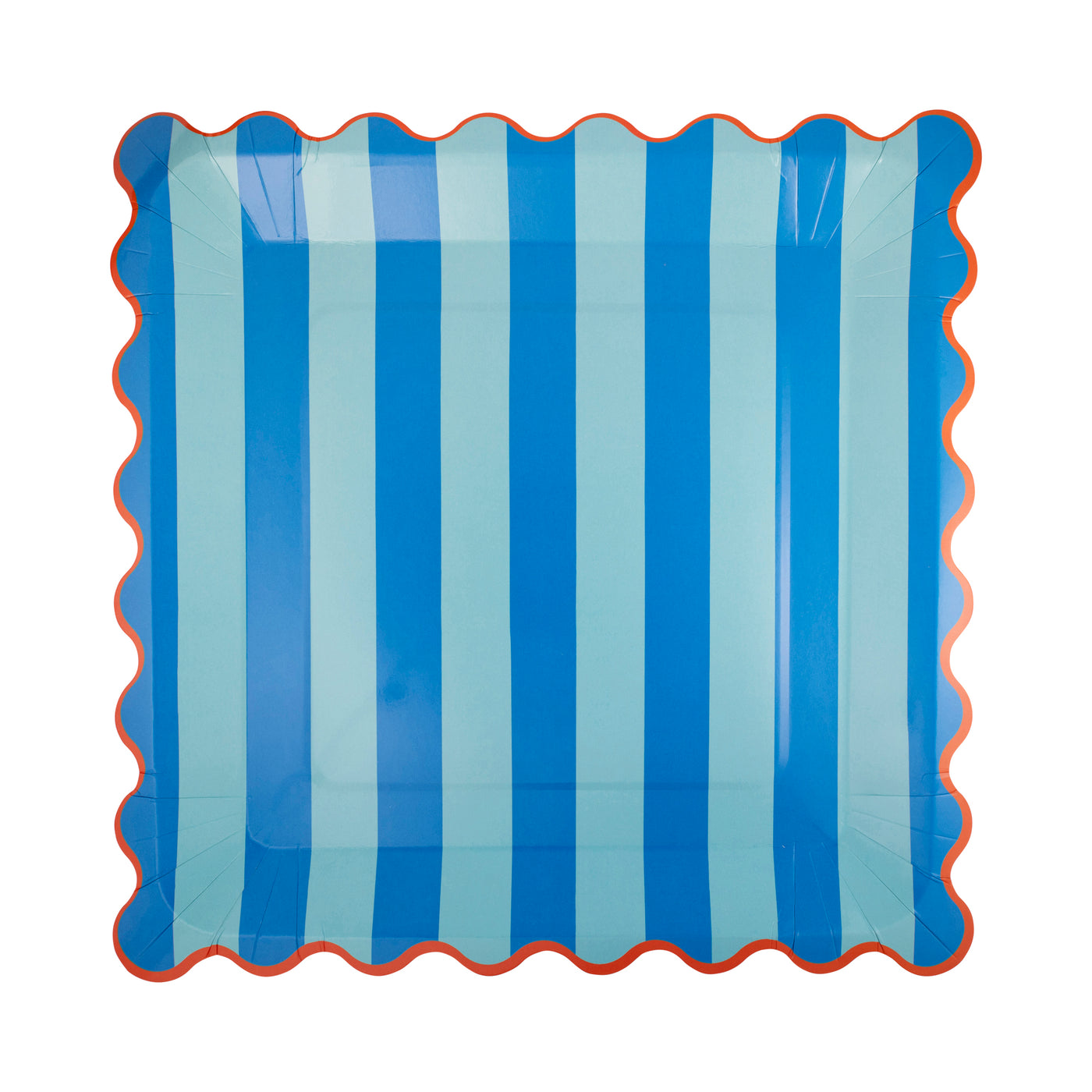 Bright Striped Plate Set