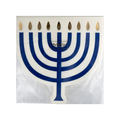 Shaped Menorah Luncheon Napkin