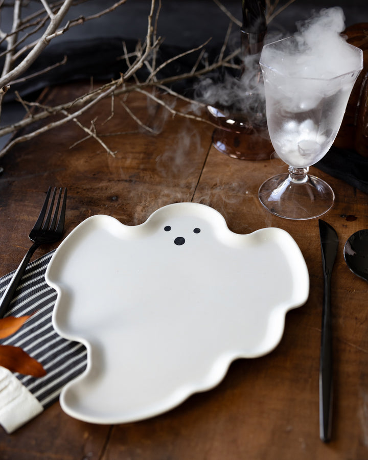 Ghost Shaped Bamboo Plate Set.