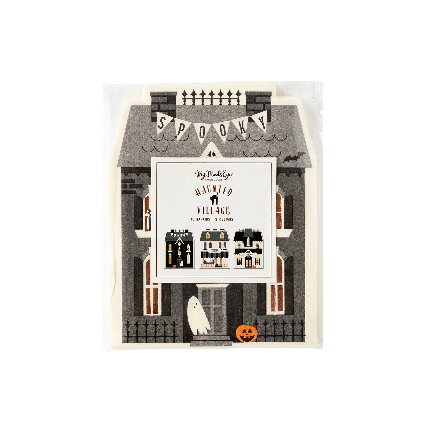 Haunted House Shaped Papaer Napkin Set