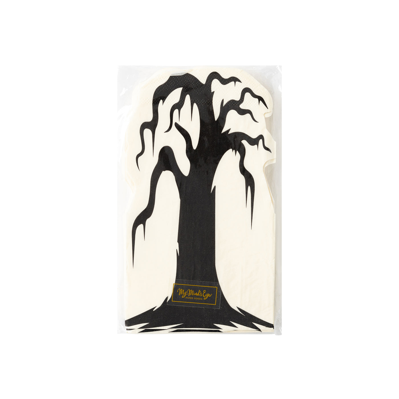 Haunted Tree Shaped Paper Napkin