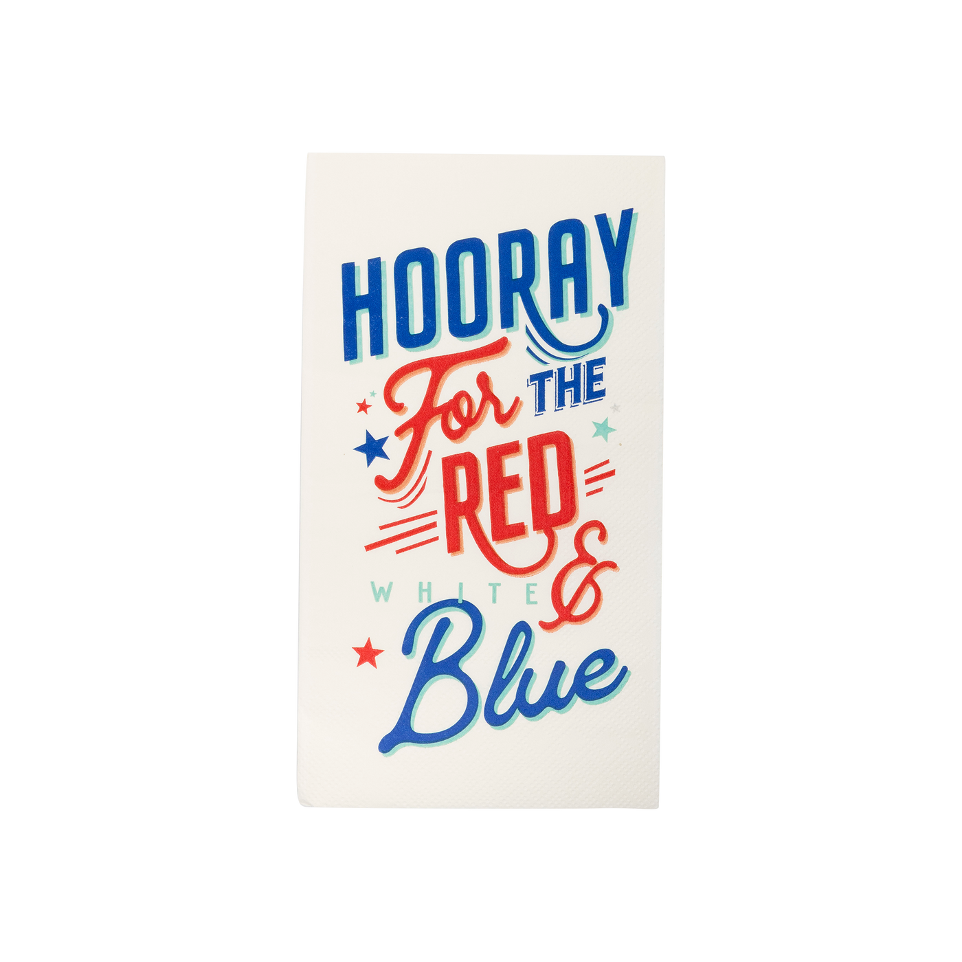 Hooray For The Red White Blue Paper Dinner Napkin
