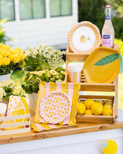 Lemon Shaped Plate