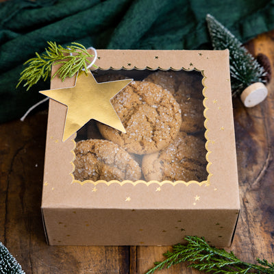 Christmas Memories Kraft Cookie Boxes