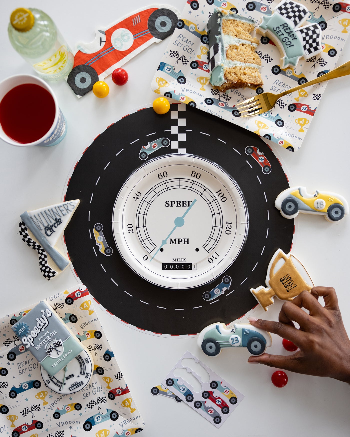 Miles per Hour - Race Track Placemat