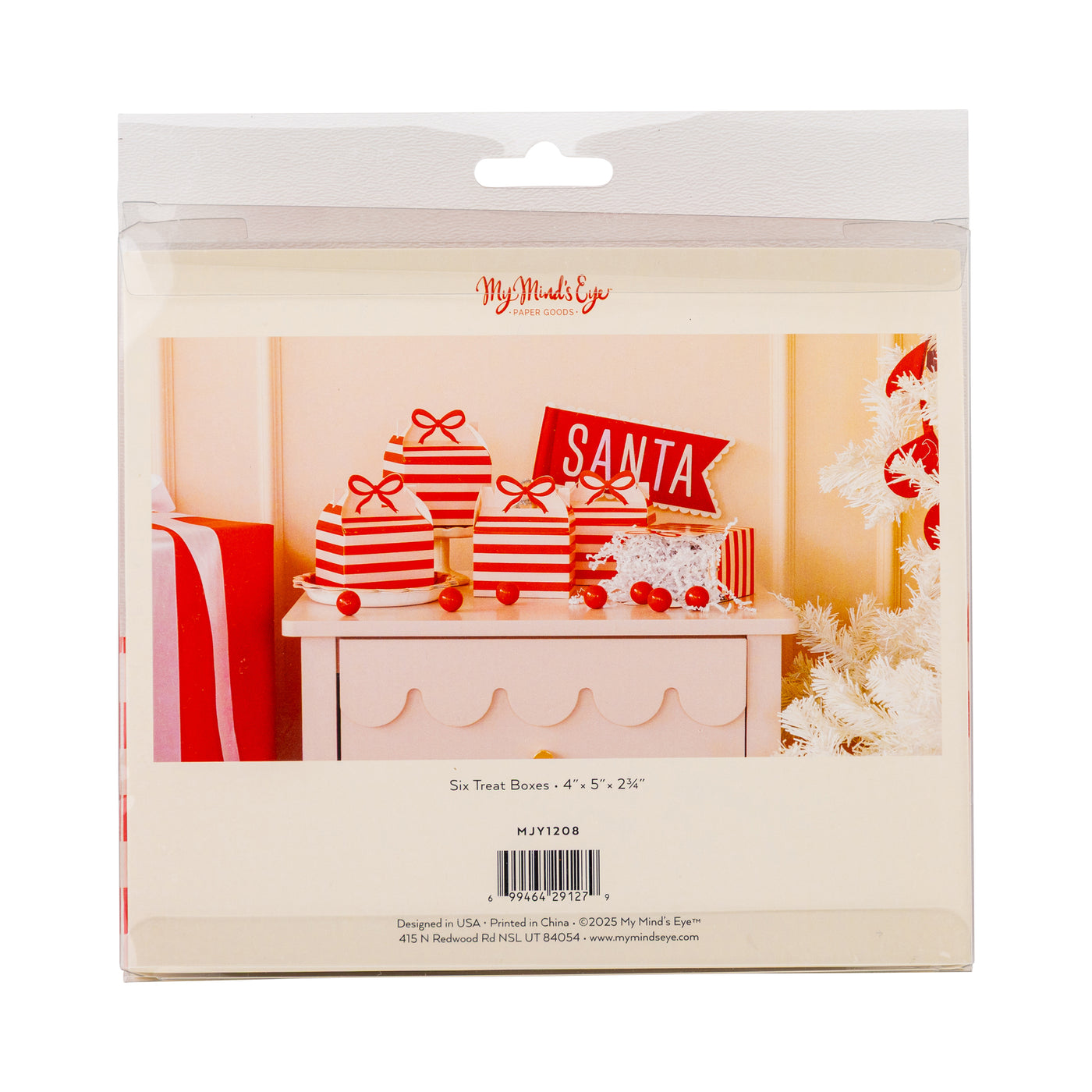 Red and Pink Gable Boxes