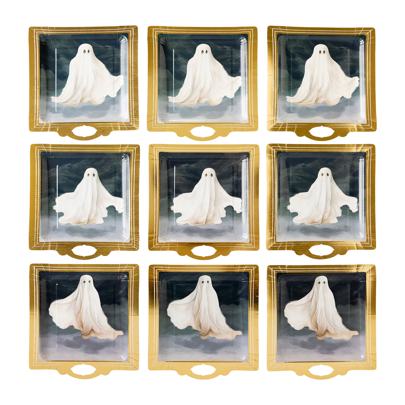 Framed Ghost Plate Set