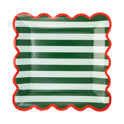 Joy Striped Plates