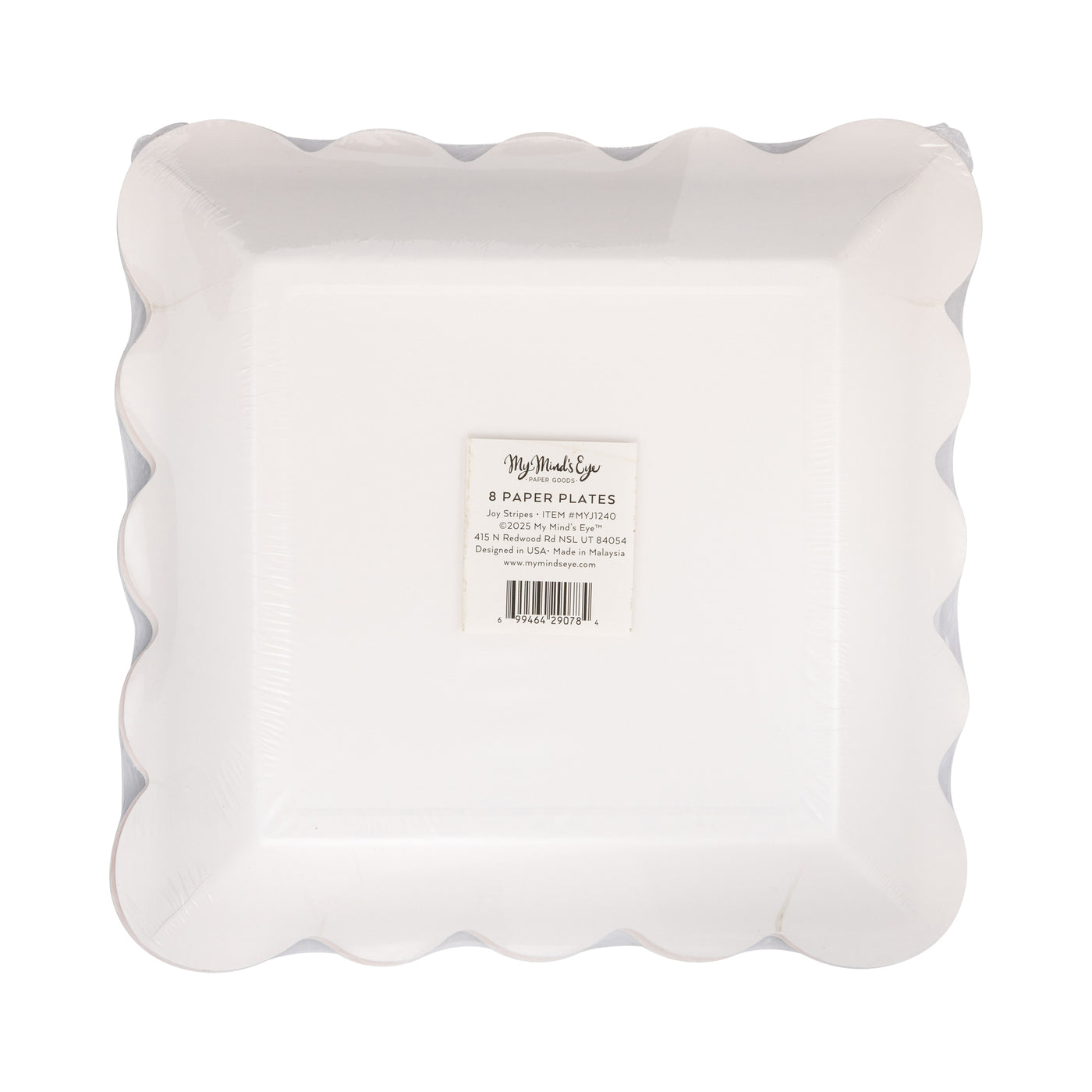 Joy Striped Plates