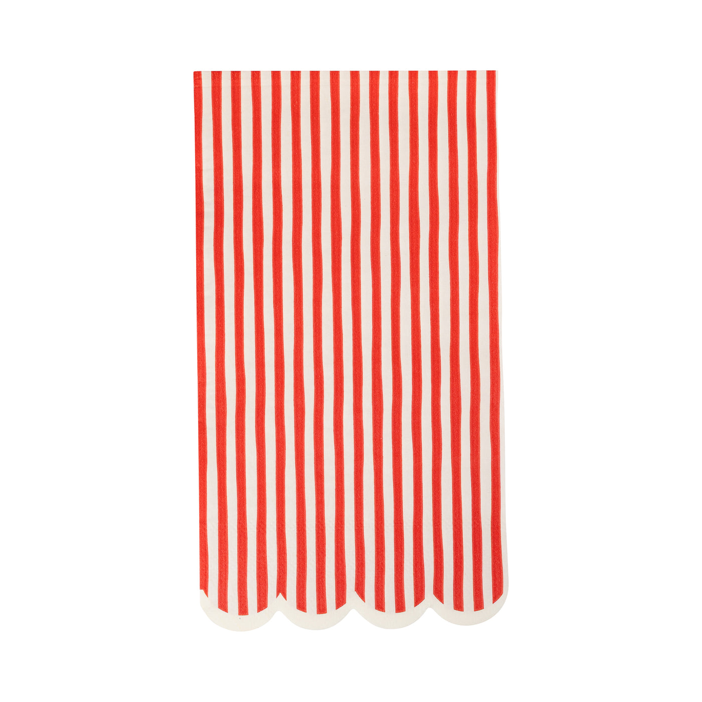 Red Striped Dinner Napkin