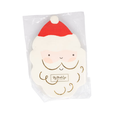 Santa Shaped Dinner Napkin