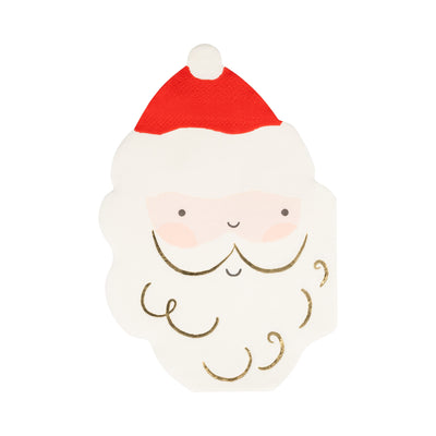 Santa Shaped Dinner Napkin