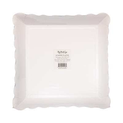 Red Striped Plate