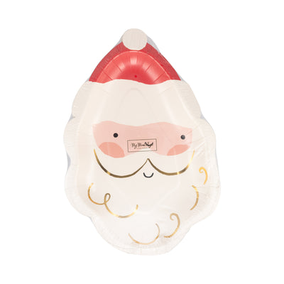 Santa Shaped Plate