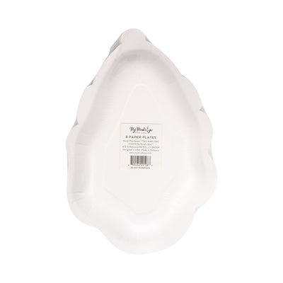 Santa Shaped Plate