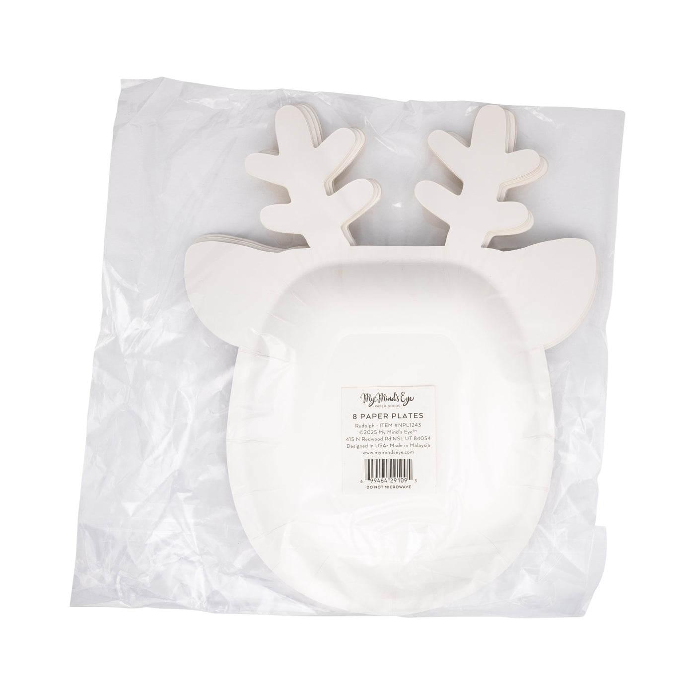Rudolph Shaped Plate
