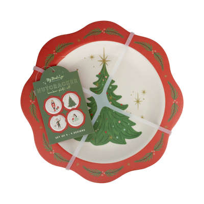 Nutcracker Bamboo 9" Plate Set