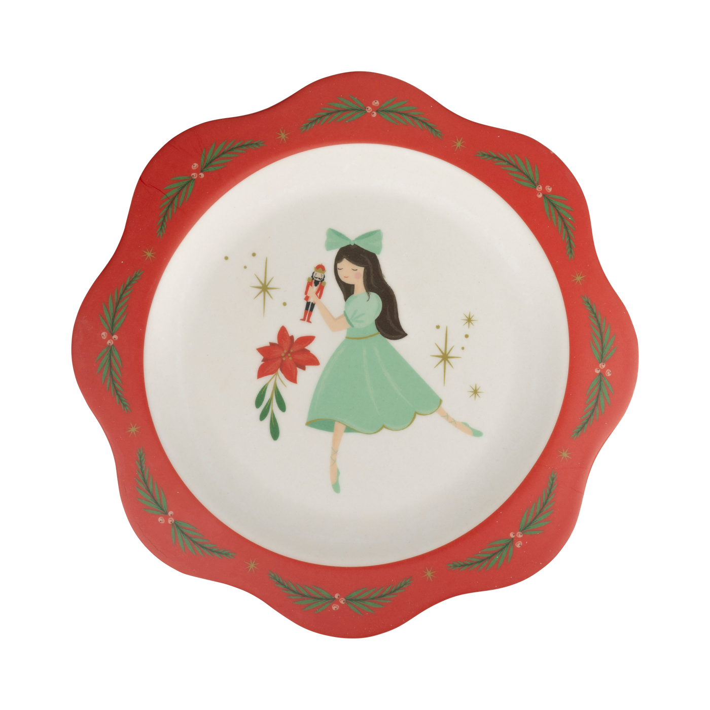 Nutcracker Bamboo 9" Plate Set