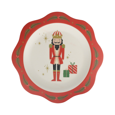 Nutcracker Bamboo 9" Plate Set