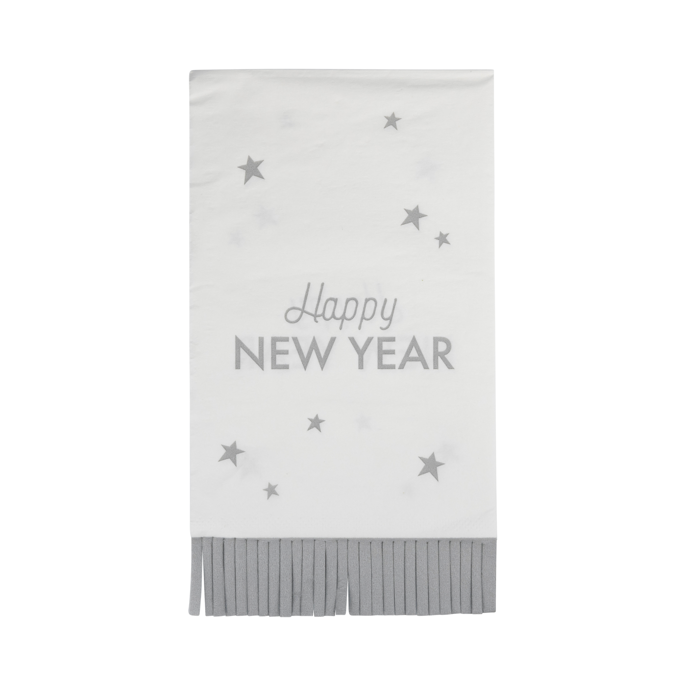 Happy New Year Fringed Dinner Napkin