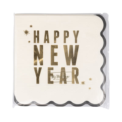 Happy New Year Cocktail Napkin