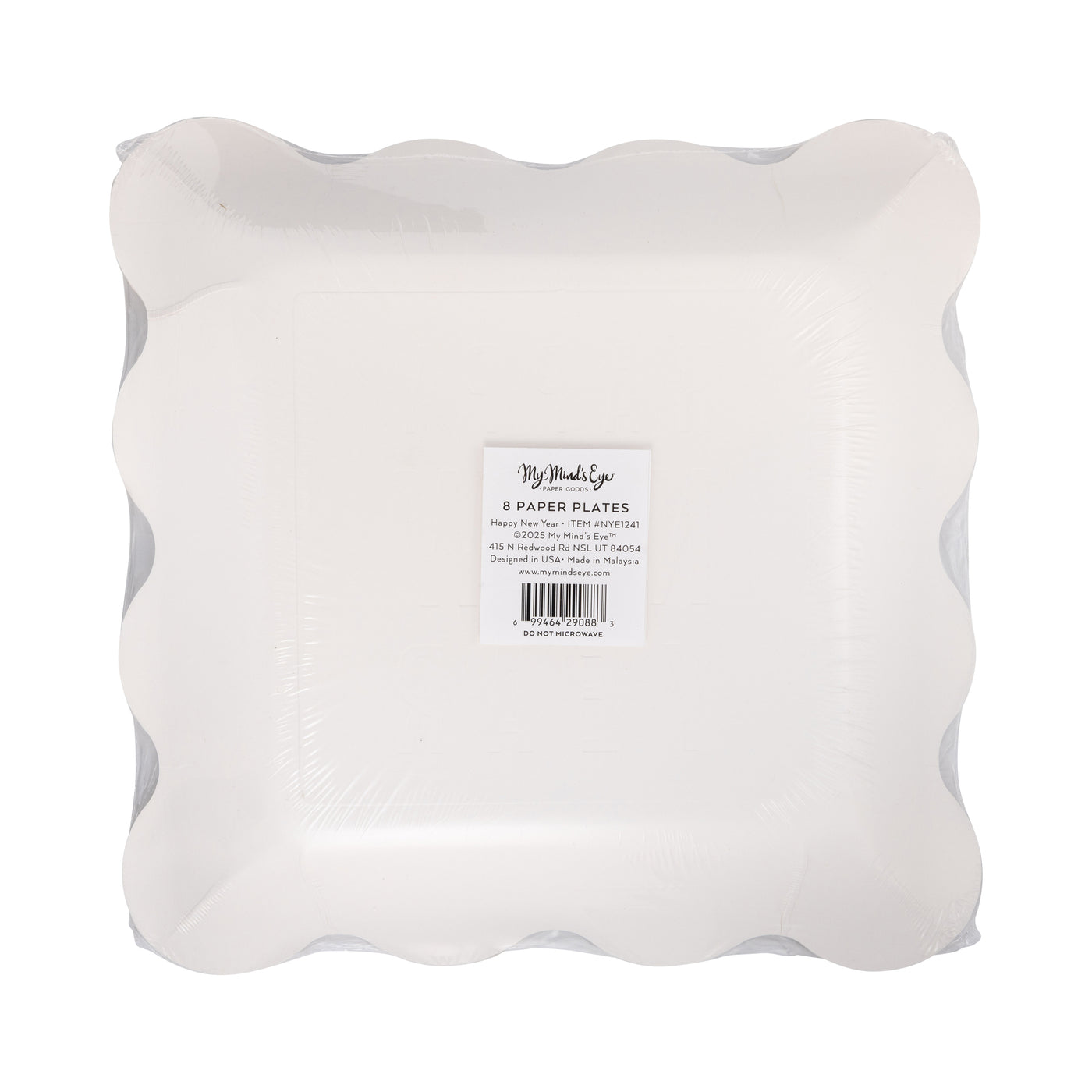 Happy New Year Embossed Plate