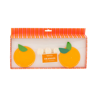 Felt Orange Banner