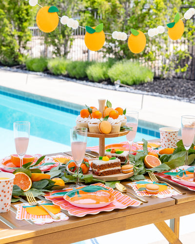 Orange Shaped Plate