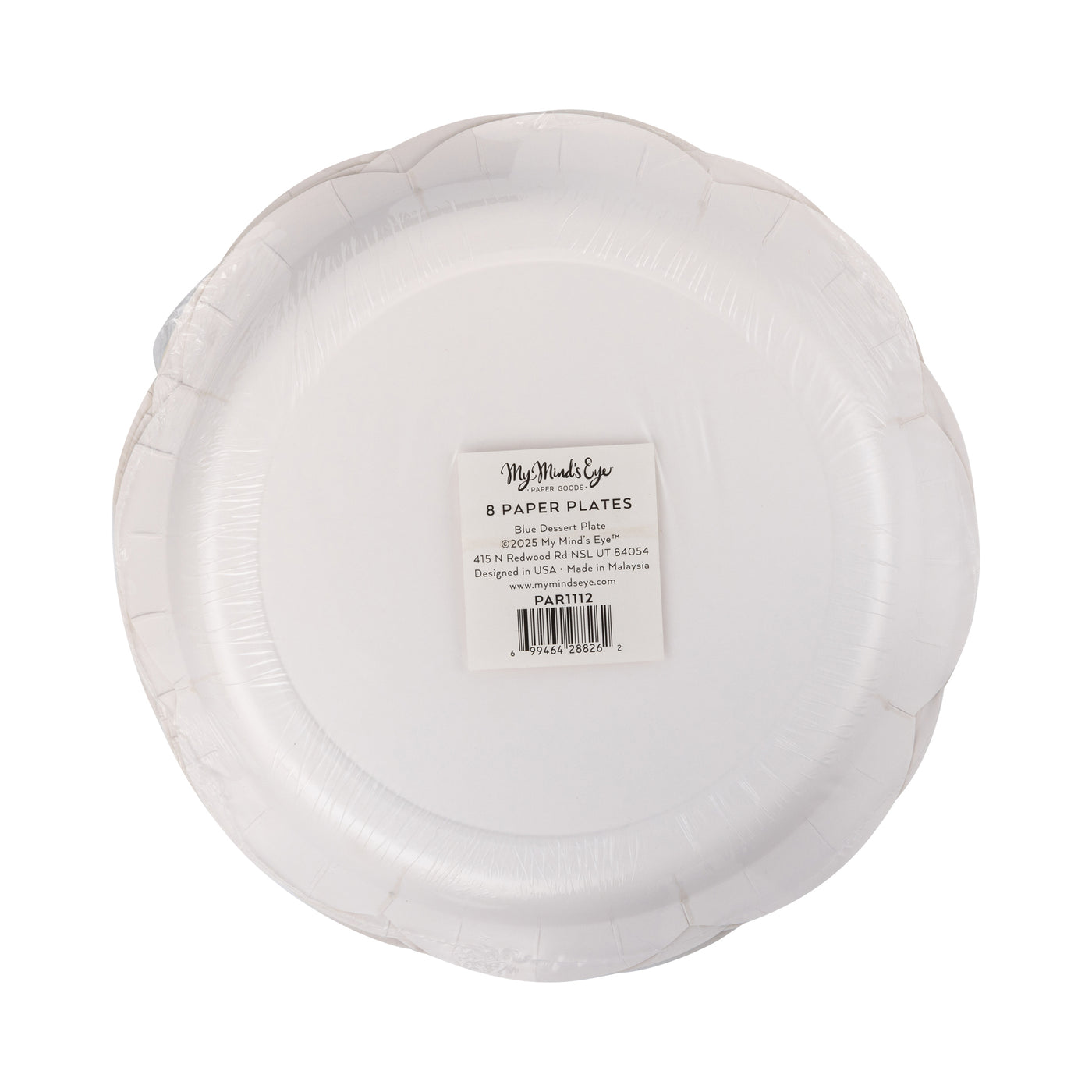 Blue Dessert 8" Plate