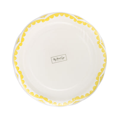Yellow Dessert 8" Plate