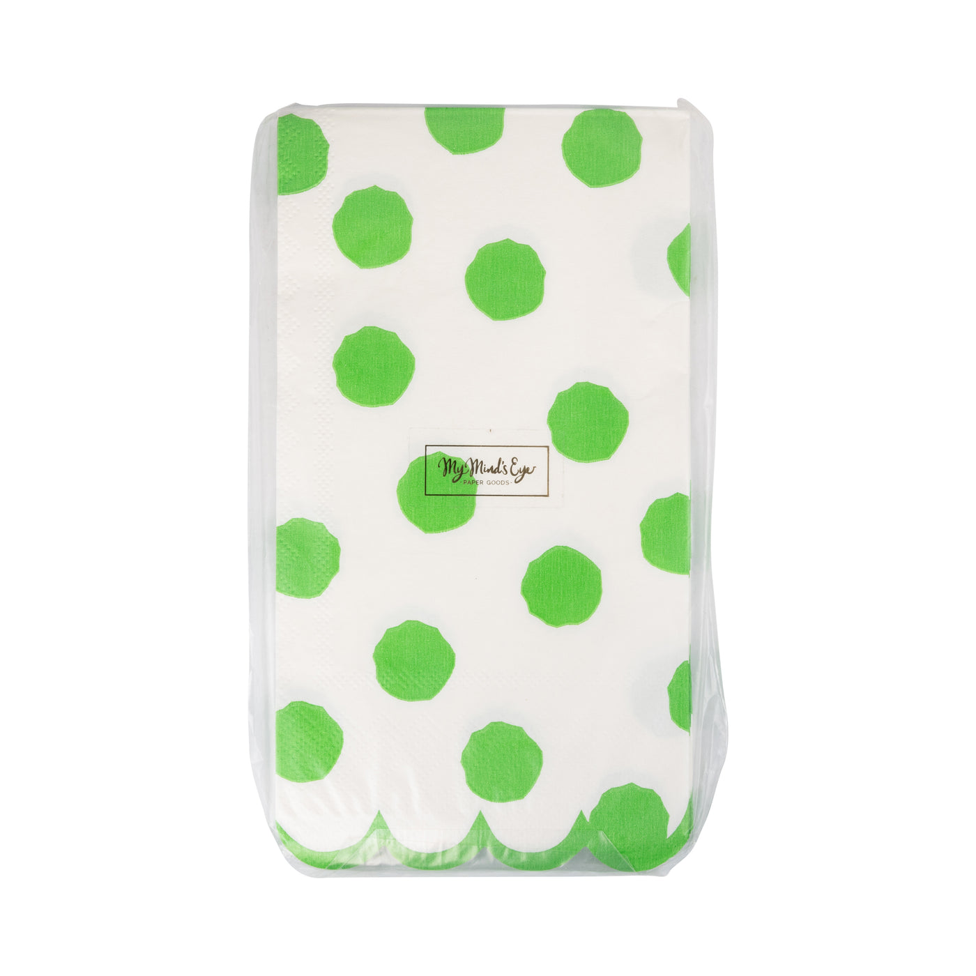 Green Polka Dot Dinner Napkin