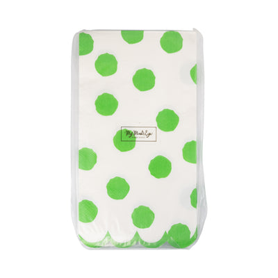 Green Polka Dot Dinner Napkin