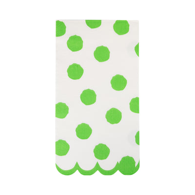 Green Polka Dot Dinner Napkin