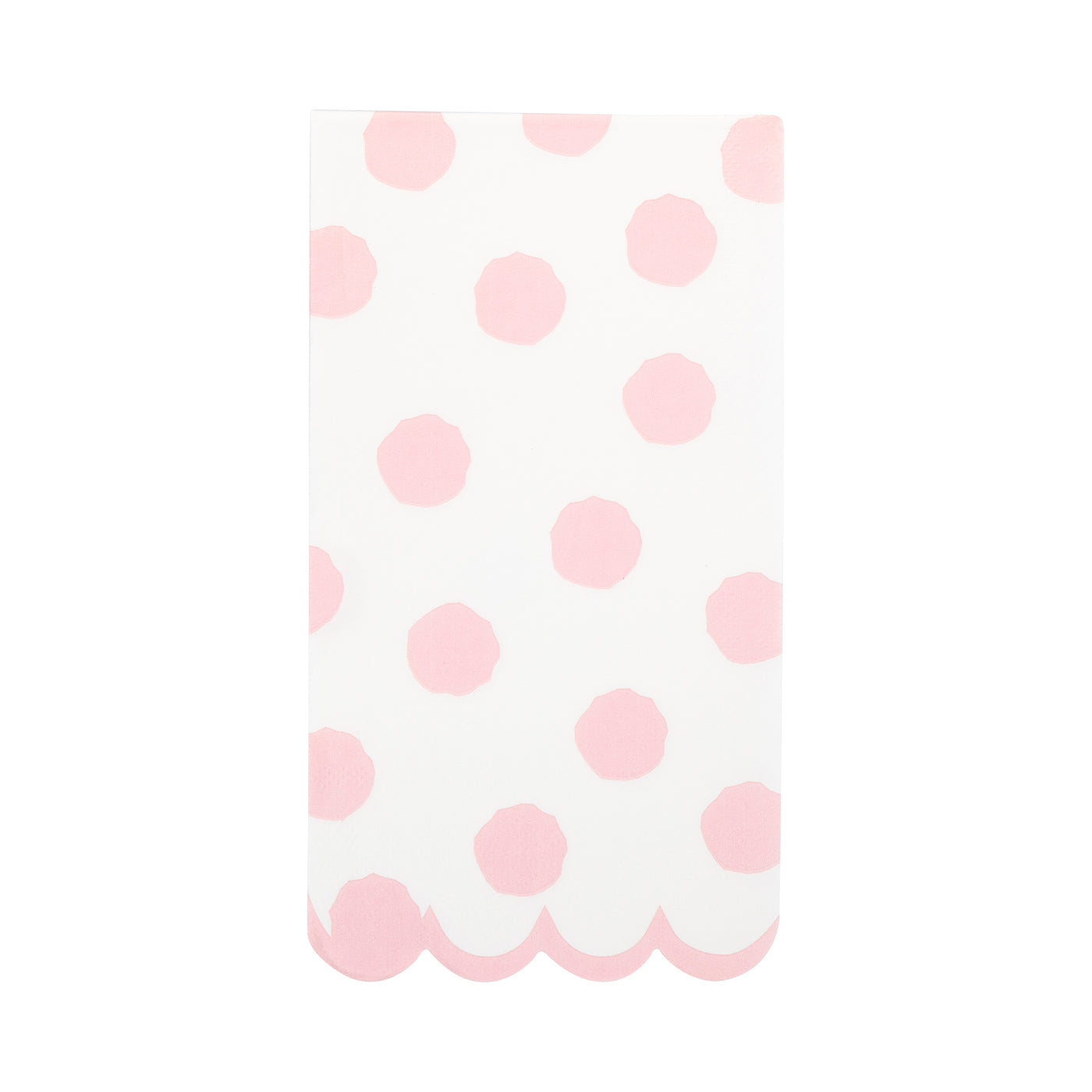 Pink Polka Dot Dinner Napkin