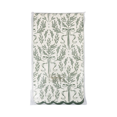 Green Bough Pattern Dinner Napkin