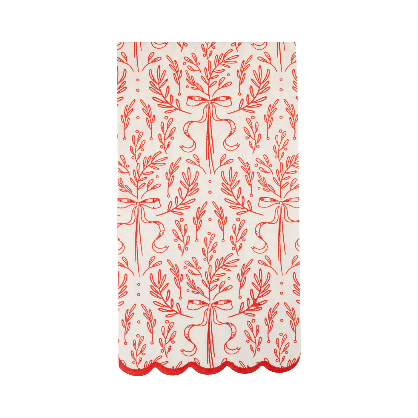 Red Bough Pattern Dinner Napkin