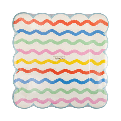 Ric Rac Striped Plate