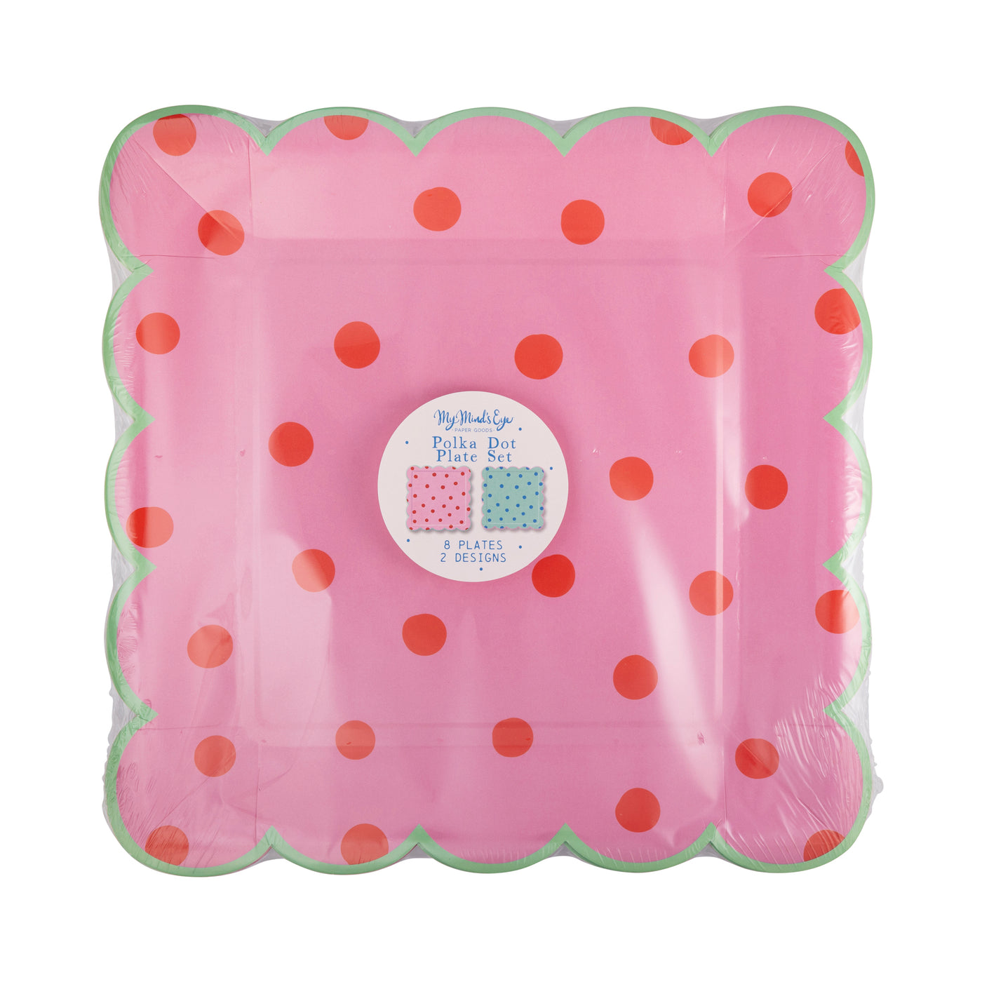 Polka Dot Plate Set