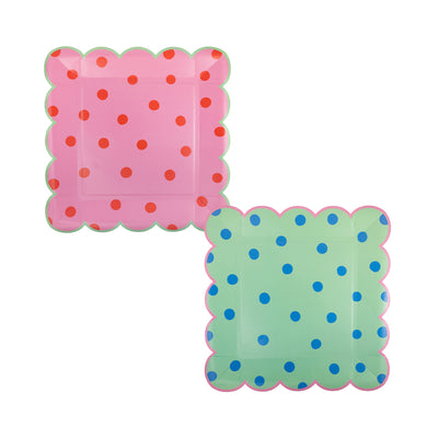 Polka Dot Plate Set