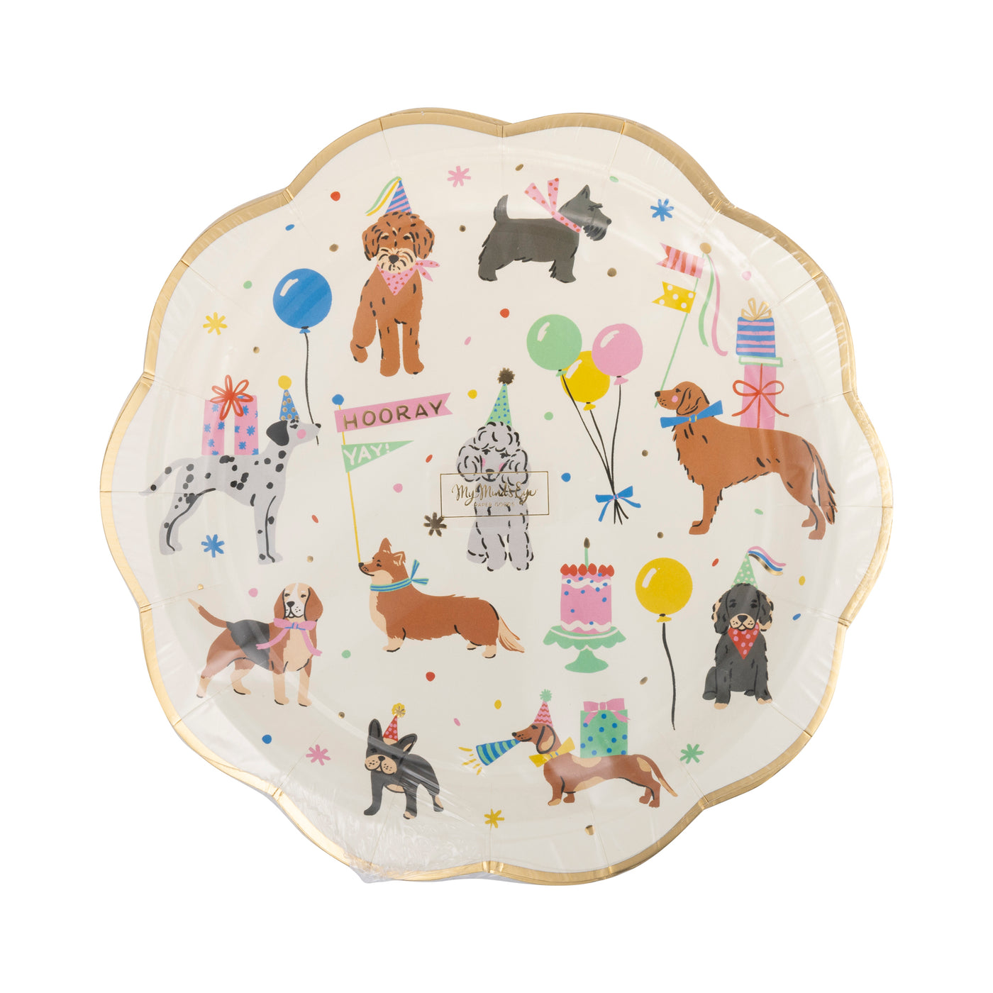 Dog Party Plate