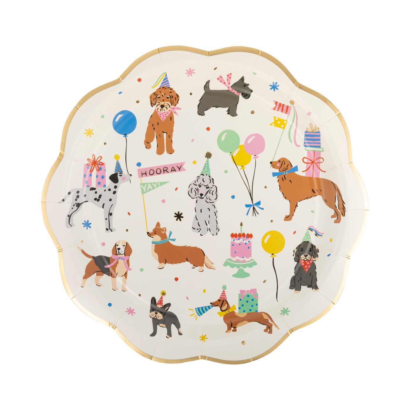 Dog Party Plate