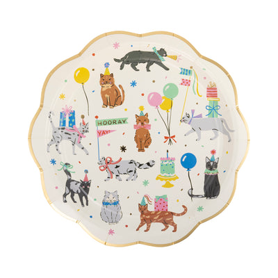 Cat Party Plate