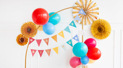 Bright Happy Birthday Banner Set