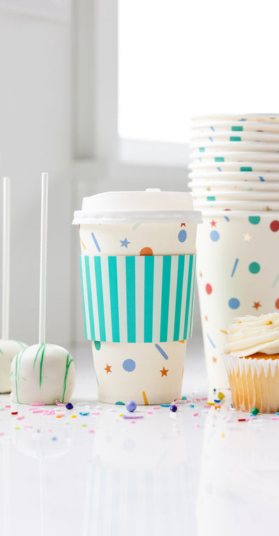 Bright Confetti To-Go Cups