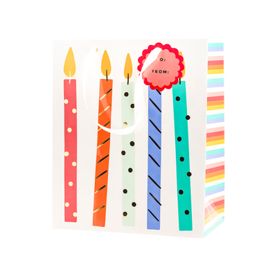 Primary Birthday Gift Bag Set - 3 sizes