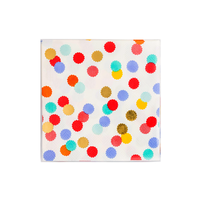 Bright Confetti Paper Napkins