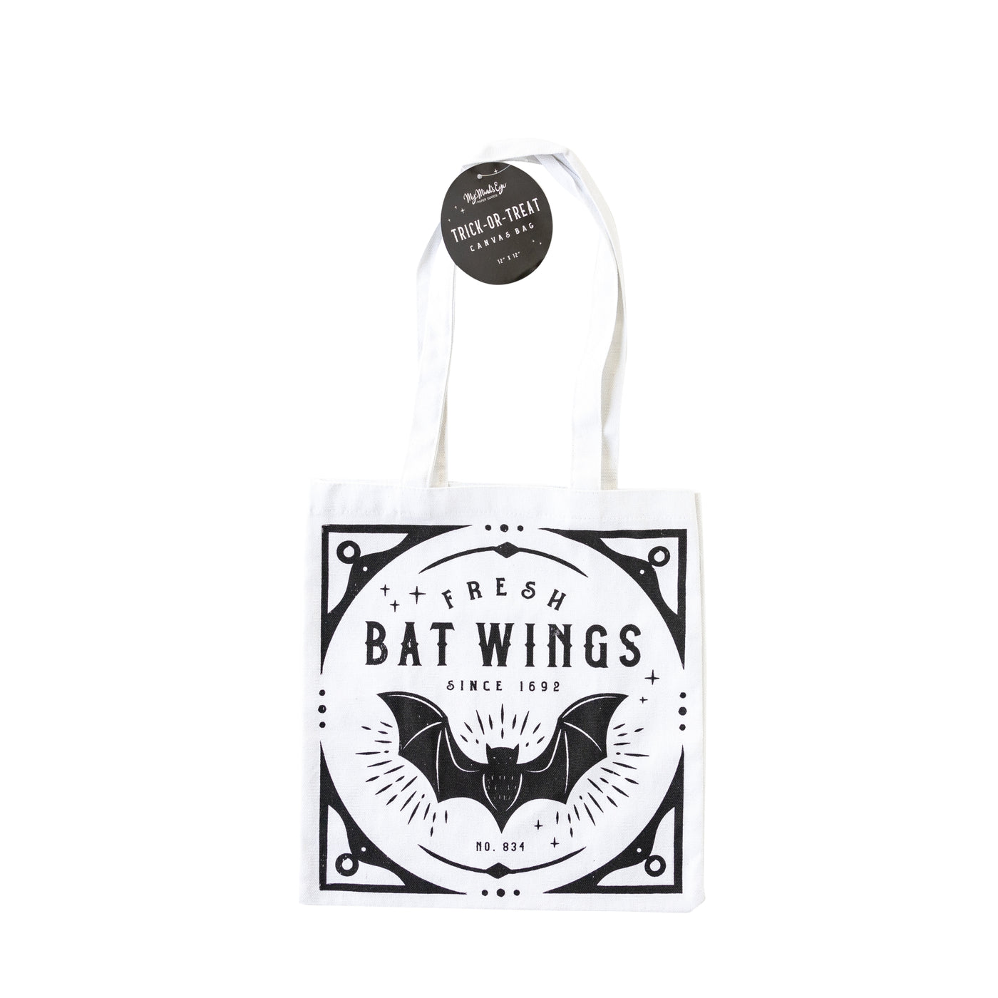 Bat Wings Canvas Trick or Treat Bag