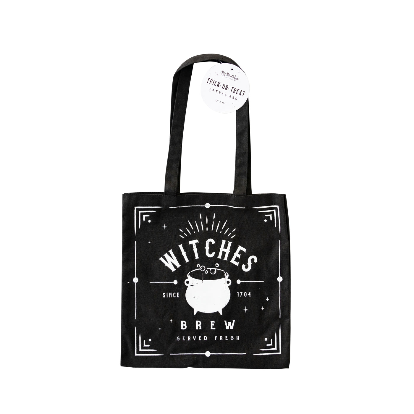 Witches Brew Canvas Trick or Treat Bag