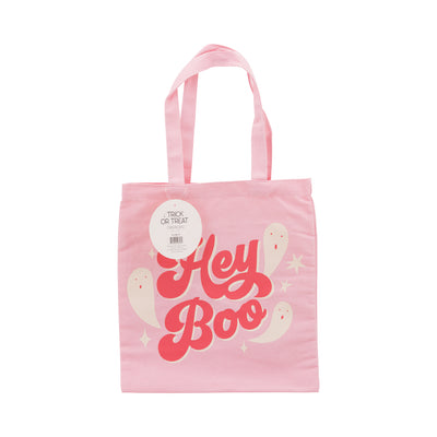 Hey Boo 12x12 inch Canvas Bag