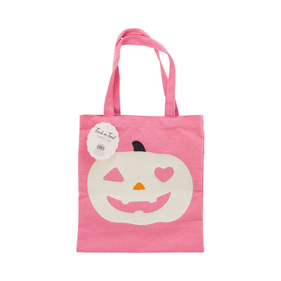 Pink Pumpkin 12x12 inch Canvas Bag